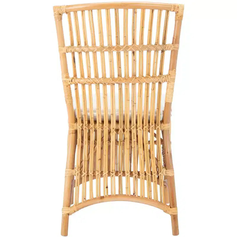Fauteuil d'appoint Erika en rotin avec coussin - ACH6511 - Lot de 2 - Safavieh