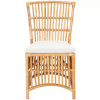 Erika Rattan Accent Chair W/ Cushion - ACH6511 - Set of 2 - Safavieh