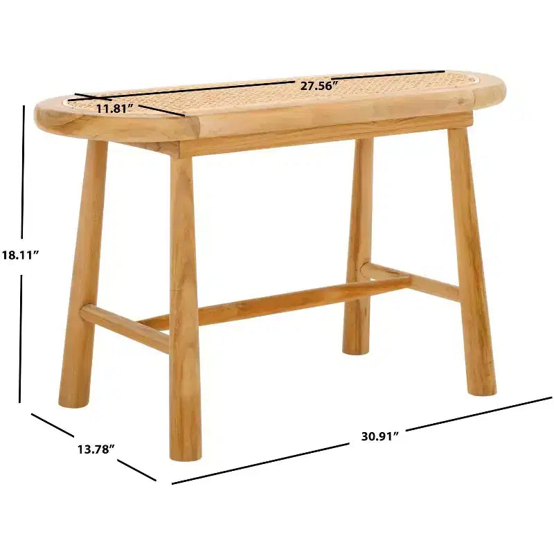 Banc Anikka Rattan - BCH1200 - Naturel/Naturel - Safavieh