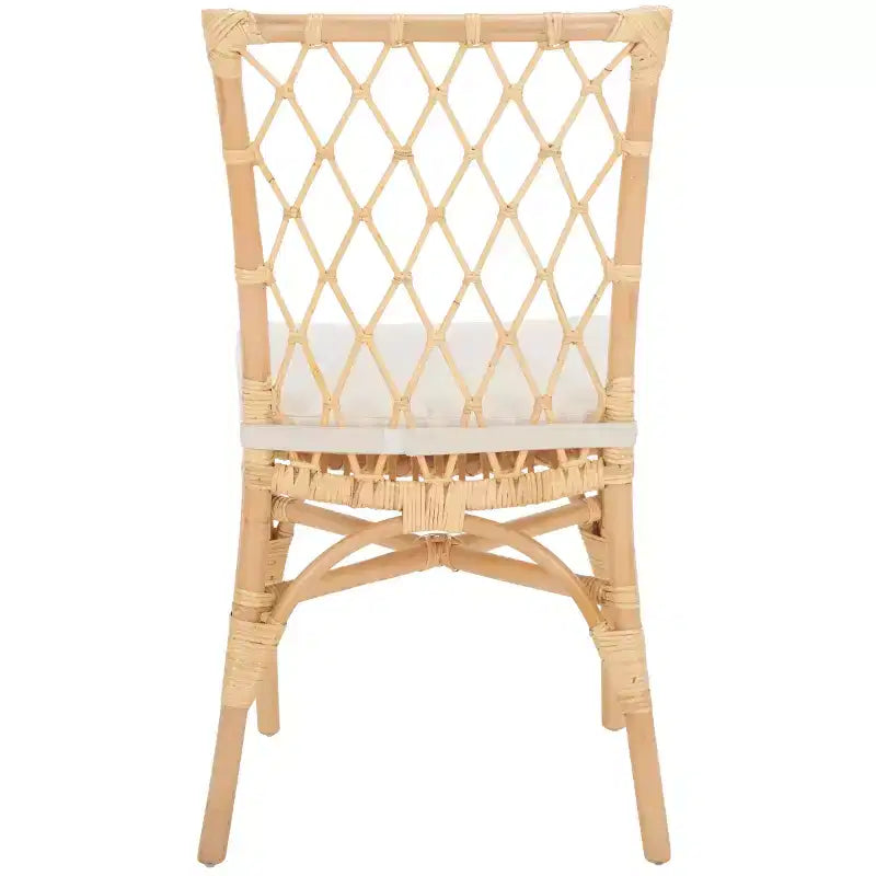 Chaise de salle à manger Austri - Lot de 2 - DCH6503 - Blanc/Naturel - Safavieh