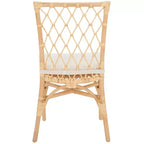 Chaise de salle à manger Austri - Lot de 2 - DCH6503 - Blanc/Naturel - Safavieh