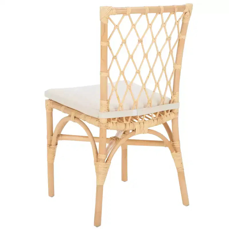 Chaise de salle à manger Austri - Lot de 2 - DCH6503 - Blanc/Naturel - Safavieh