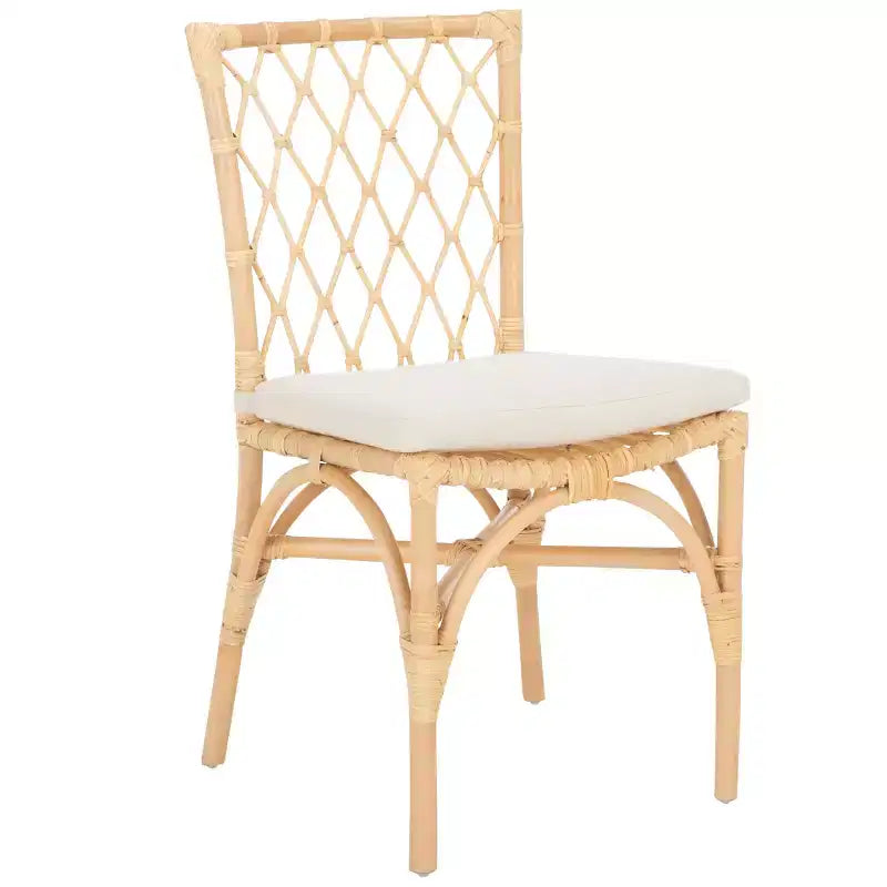 Chaise de salle à manger Austri - Lot de 2 - DCH6503 - Blanc/Naturel - Safavieh