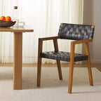 Chaise de salle à manger en cuir Cire - DCH4004 - Safavieh