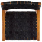 Chaise de salle à manger en cuir Cire - DCH4004 - Safavieh