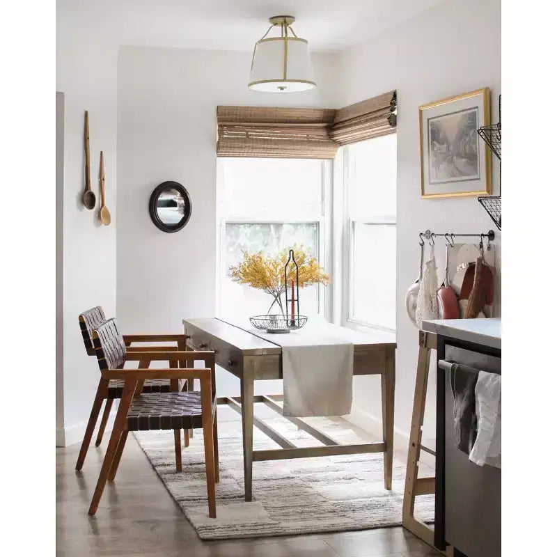 Chaise de salle à manger en cuir Cire - DCH4004 - Safavieh