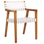 Chaise de salle à manger en cuir Cire - DCH4004 - Safavieh