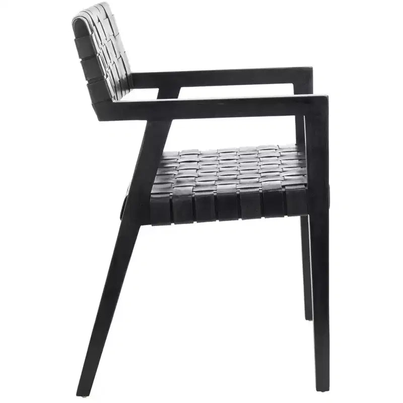 Chaise de salle à manger en cuir Cire - DCH4004 - Safavieh