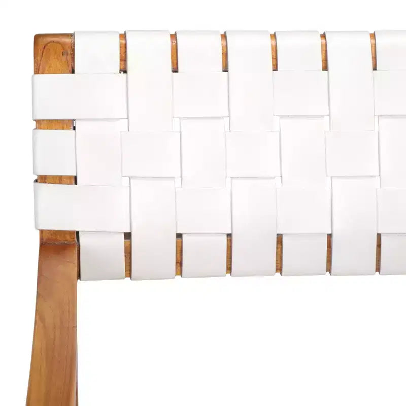 Chaise de salle à manger en cuir Cire - DCH4004 - Safavieh