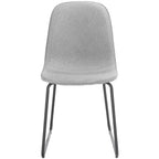 Chaise de salle à manger Makalu (lot de 2) - DCH2003 - Gris/Noir - Safavieh