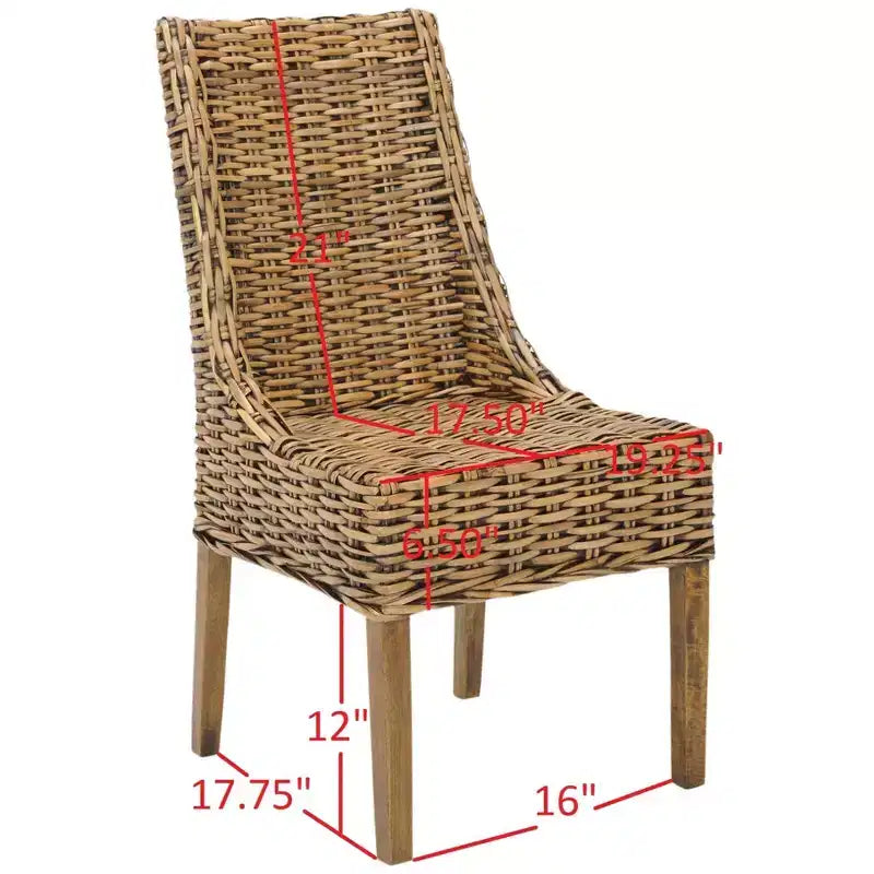 Suncoast 18 H, fauteuil accoudoirs (lot de 2) – FOX6503 – Safavieh Couture