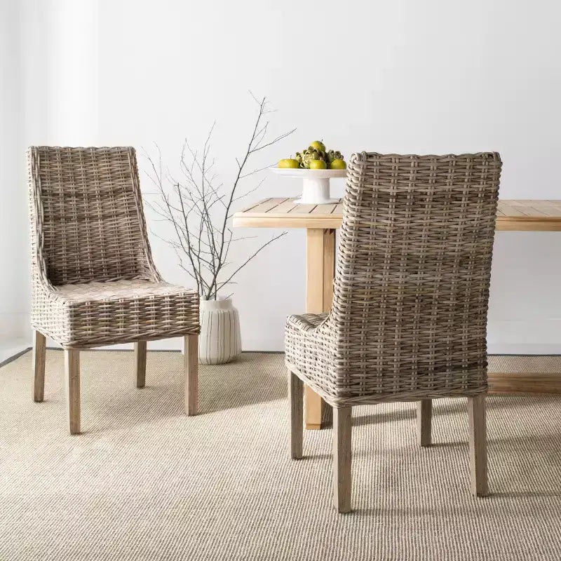 Suncoast 18 H, fauteuil accoudoirs (lot de 2) – FOX6503 – Safavieh Couture