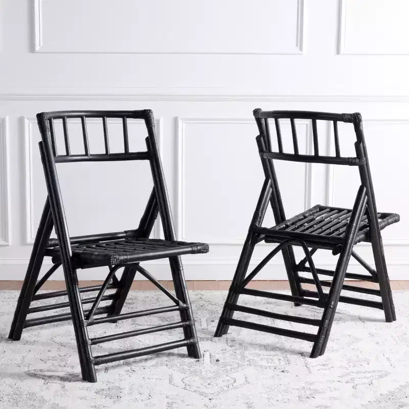 Maja Rattan Folding Chair (Set of 2) - SEA7042 - Safavieh