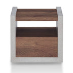 Table d'appoint à 1 étagère de 18 pouces Kendelle Industrial par Furniture of America