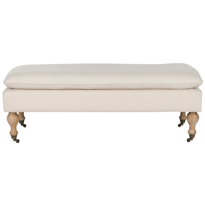 Banc Tari Pillowtop gris/vert sauge de SAFAVIEH - 0 - 52 L x 21 P x 19 H - 52Lx21Px19H