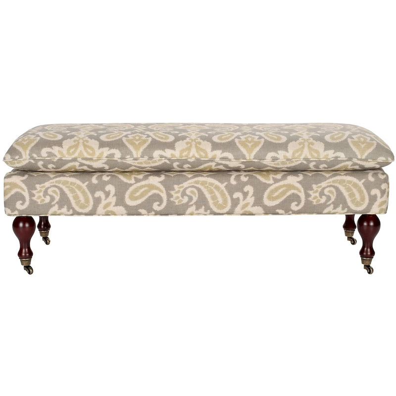 Banc Tari Pillowtop gris/vert sauge de SAFAVIEH - 0 - 52 L x 21 P x 19 H - 52Lx21Px19H