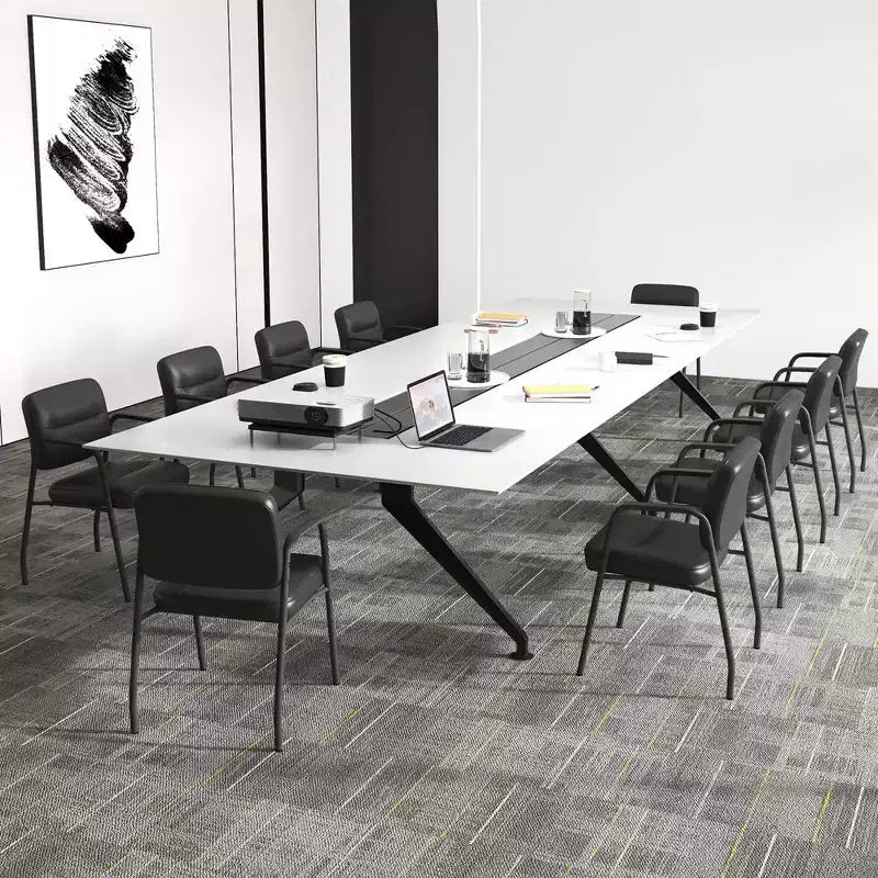 Chaises de salle d'attente Costway sans roulettes, lot de 2/4/6/8/10/12 avec accoudoirs intégrés pour la réception