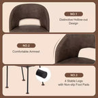 Lot de 2 ou 4 chaises de salle à manger Costway avec coussin en éponge haute densité et cadre robuste en forme de X
