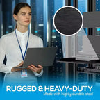 Étagères robustes pour rack de serveur pour une organisation facile avec profondeur réglable, construction en acier robuste, finition noire