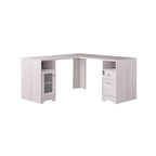 Bureau d'angle transitoire de 150 cm avec ports USB par