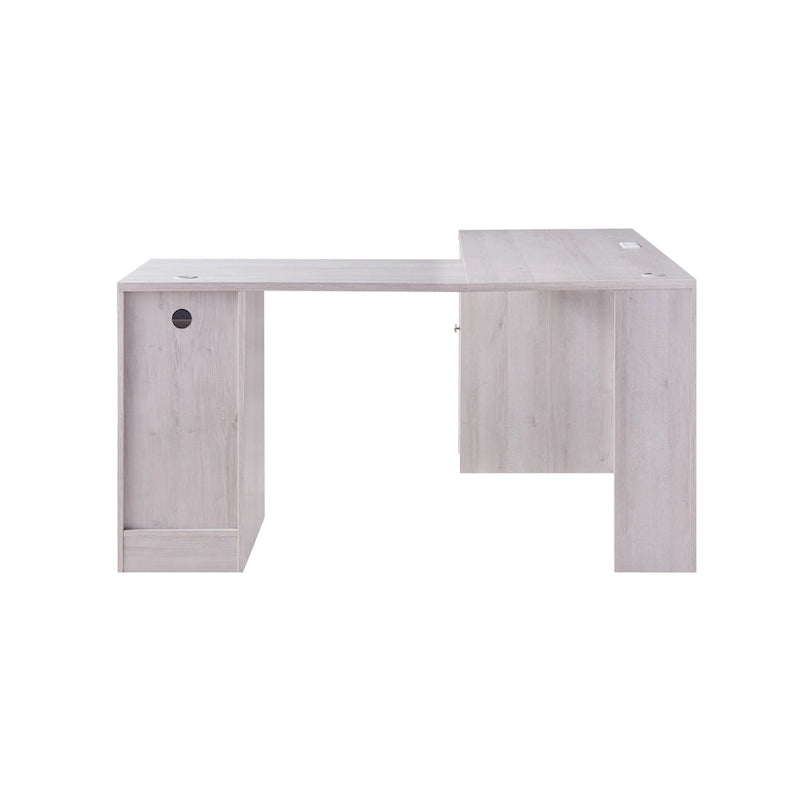 Bureau d'angle transitoire de 150 cm avec ports USB par