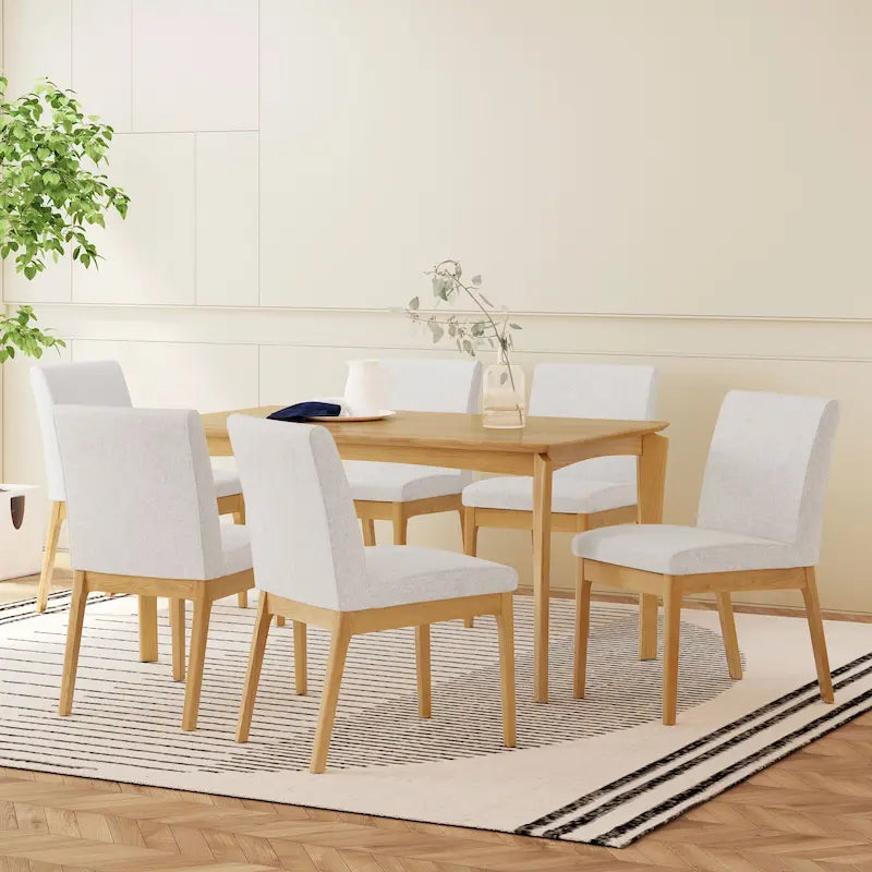 Ensemble de salle à manger 7 pièces Atherton Wood par Christopher Knight Home