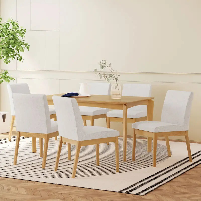 Ensemble de salle à manger 7 pièces Atherton Wood par Christopher Knight Home