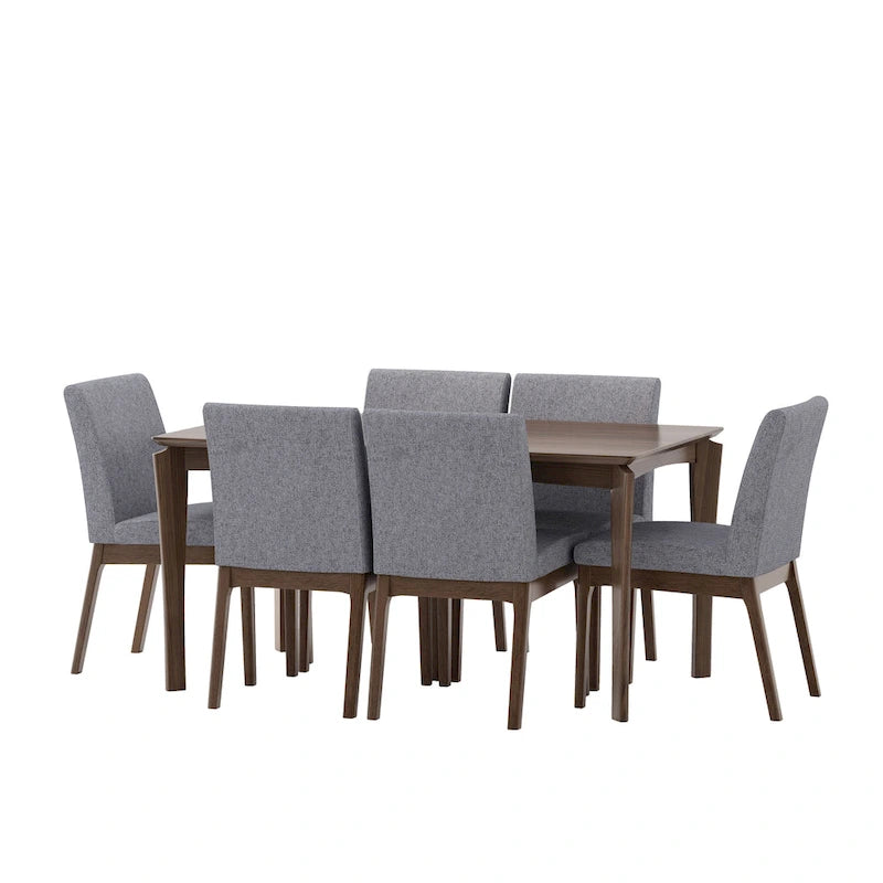 Ensemble de salle à manger 7 pièces Atherton Wood par Christopher Knight Home