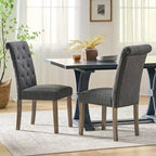 Chaise de salle à manger rembourrée (lot de 2) par