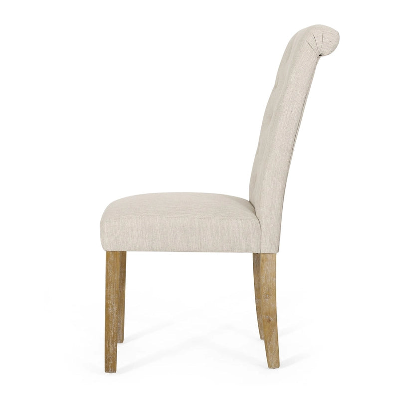Chaise de salle à manger rembourrée (lot de 2) par