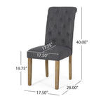 Chaise de salle à manger rembourrée (lot de 2) par
