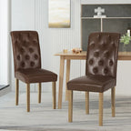 Chaise de salle à manger rembourrée (lot de 2) par