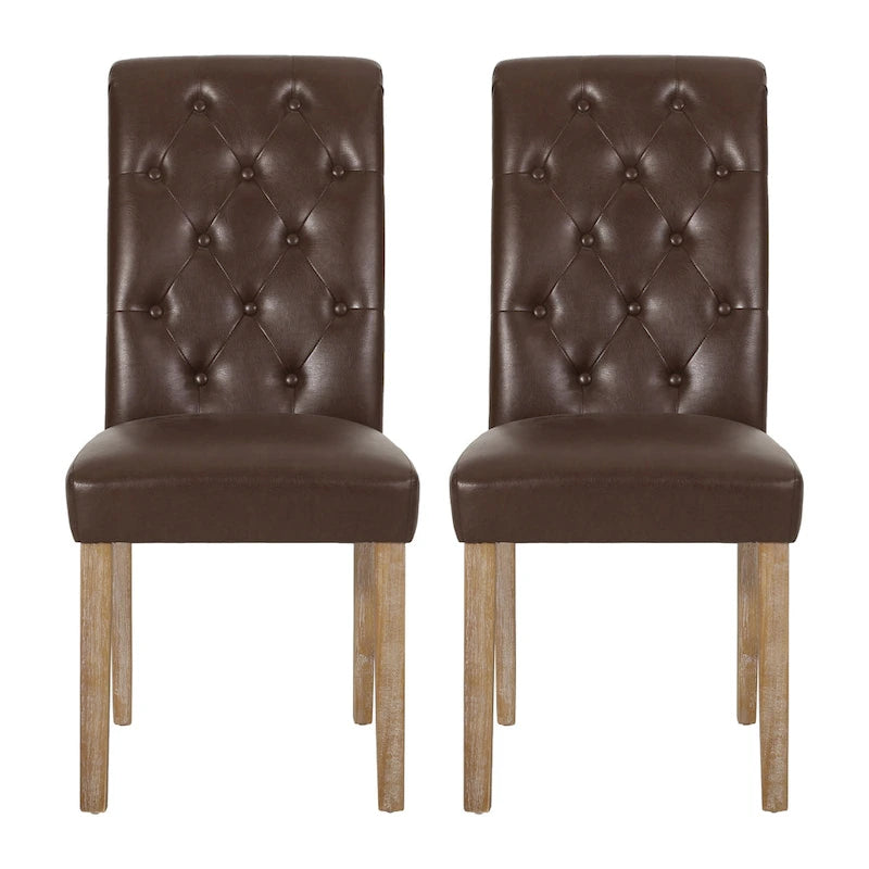 Chaise de salle à manger rembourrée (lot de 2) par