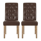 Chaise de salle à manger rembourrée (lot de 2) par