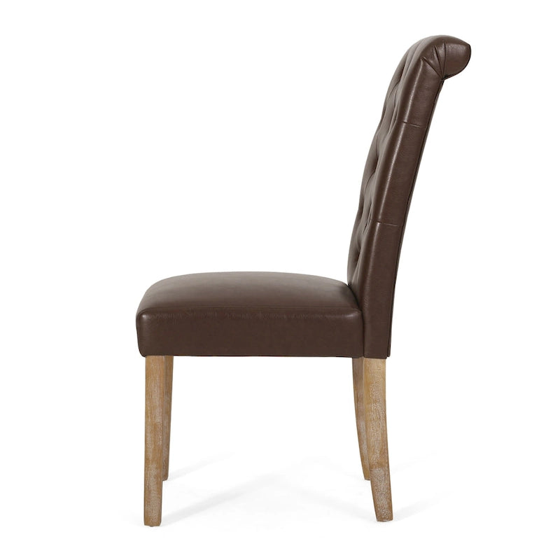 Chaise de salle à manger rembourrée (lot de 2) par