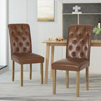 Chaise de salle à manger rembourrée (lot de 2) par