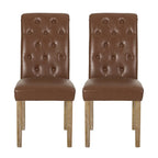 Chaise de salle à manger rembourrée (lot de 2) par