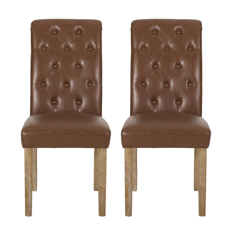 Chaise de salle à manger rembourrée (lot de 2) par