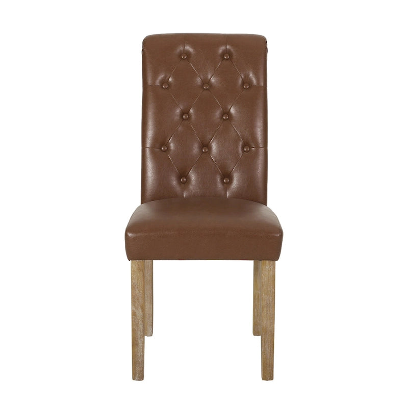 Chaise de salle à manger rembourrée (lot de 2) par