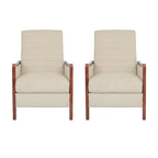 Fauteuils inclinables Anaura Channel Stitch Pushback de Christopher Knight Home