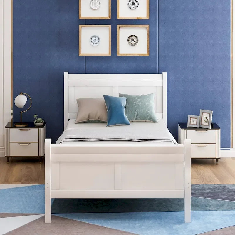 Lit plateforme en bois