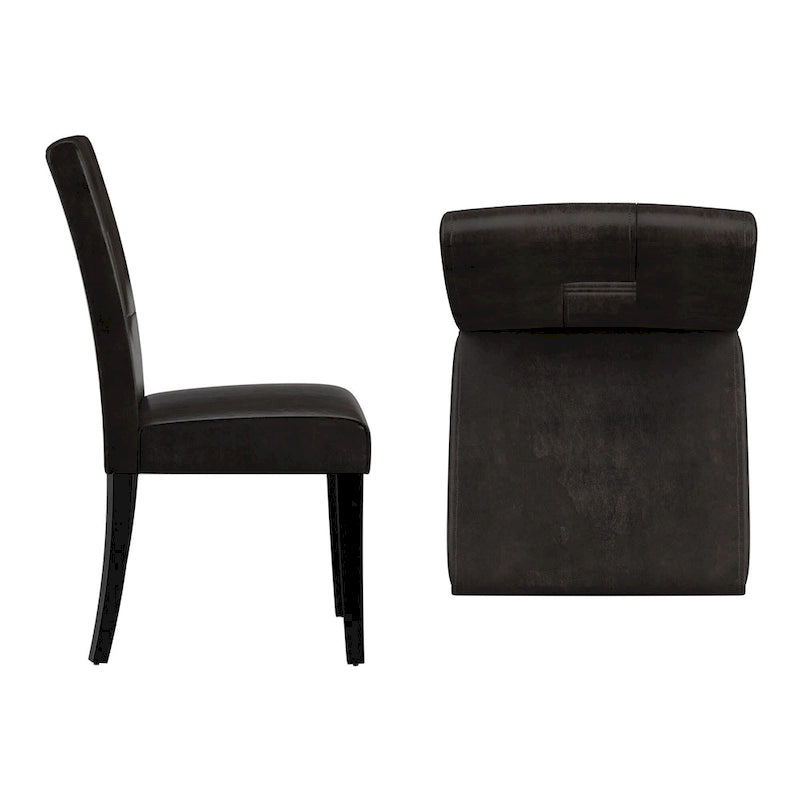 Chaises de salle à manger Brda à dossier ajouré (lot de 2)