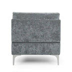 Chaise longue contemporaine en tissu Beamon par Christopher Knight Home - 69,00 L x 29,00 l x 30,00 H