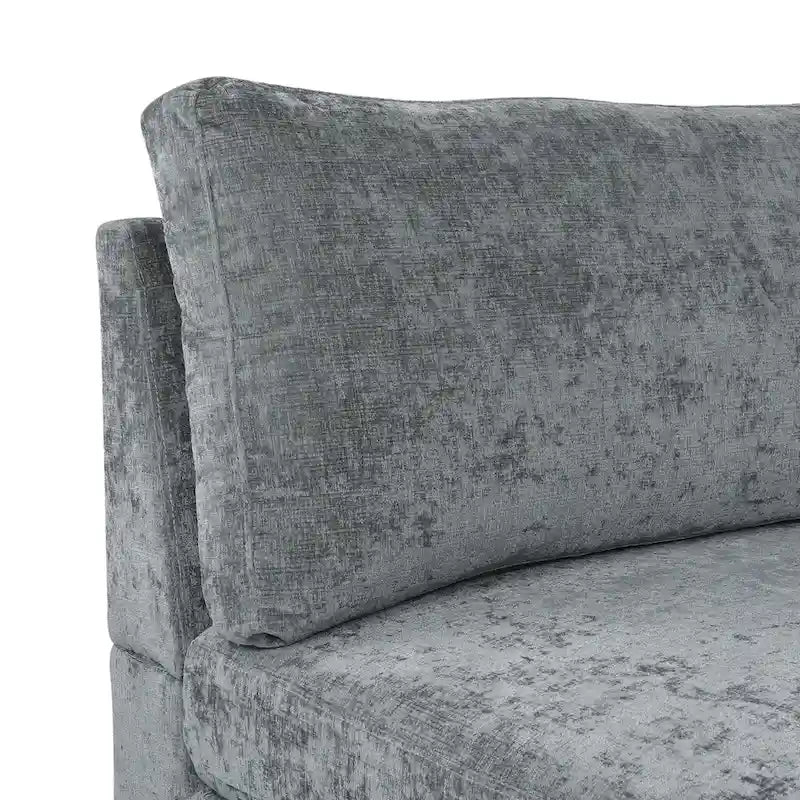 Chaise longue contemporaine en tissu Beamon par Christopher Knight Home - 69,00 L x 29,00 l x 30,00 H