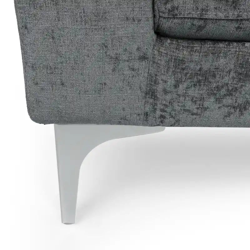 Chaise longue contemporaine en tissu Beamon par Christopher Knight Home - 69,00 L x 29,00 l x 30,00 H