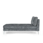 Chaise longue contemporaine en tissu Beamon par Christopher Knight Home - 69,00 L x 29,00 l x 30,00 H