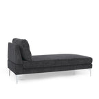 Chaise longue contemporaine en tissu Beamon par Christopher Knight Home - 69,00 L x 29,00 l x 30,00 H