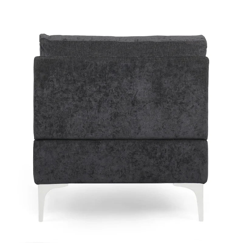 Chaise longue contemporaine en tissu Beamon par Christopher Knight Home - 69,00 L x 29,00 l x 30,00 H