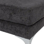 Chaise longue contemporaine en tissu Beamon par Christopher Knight Home - 69,00 L x 29,00 l x 30,00 H