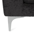 Chaise longue contemporaine en tissu Beamon par Christopher Knight Home - 69,00 L x 29,00 l x 30,00 H